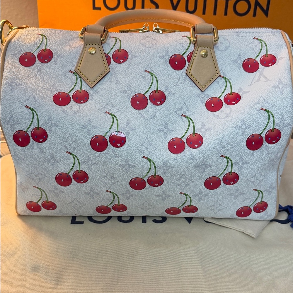 Louis Vuitton LV x TM Cerises/Cherries Soft Speedy 30 - Picture 9 of 17